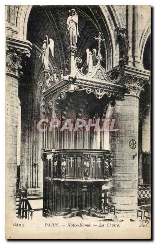 CPA Paris Notre Dame La chaire