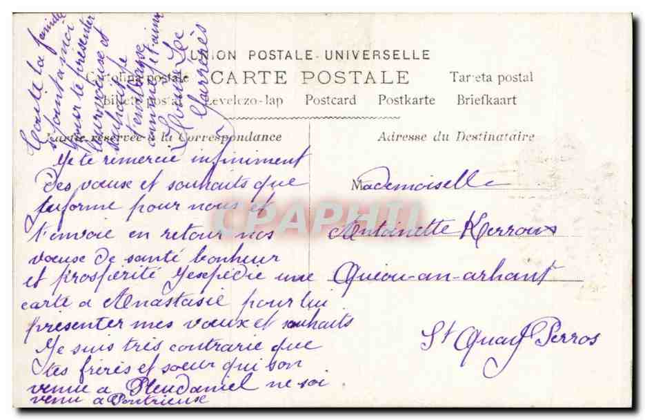 CPA Fantaisie Femme Bonne annee