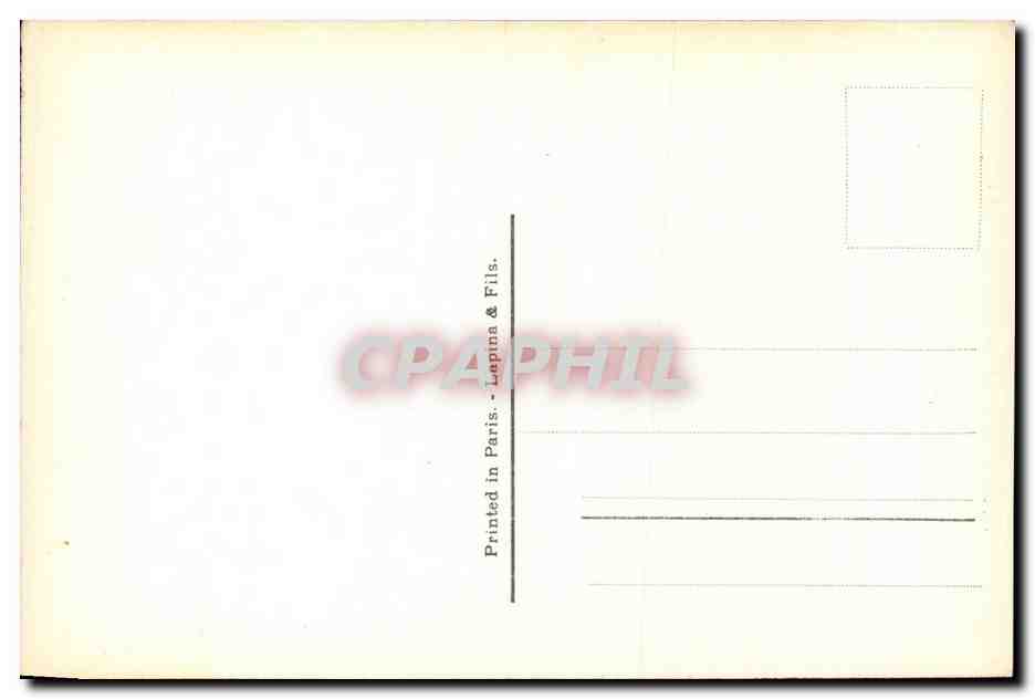 CPA Fantaisie Bibliotheque Nationale C'est un fils mosieur  — Verso