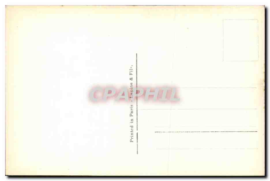 CPA Fantaisie Bibliotheque Nationale La rencontre au bois de Boulogne — Verso