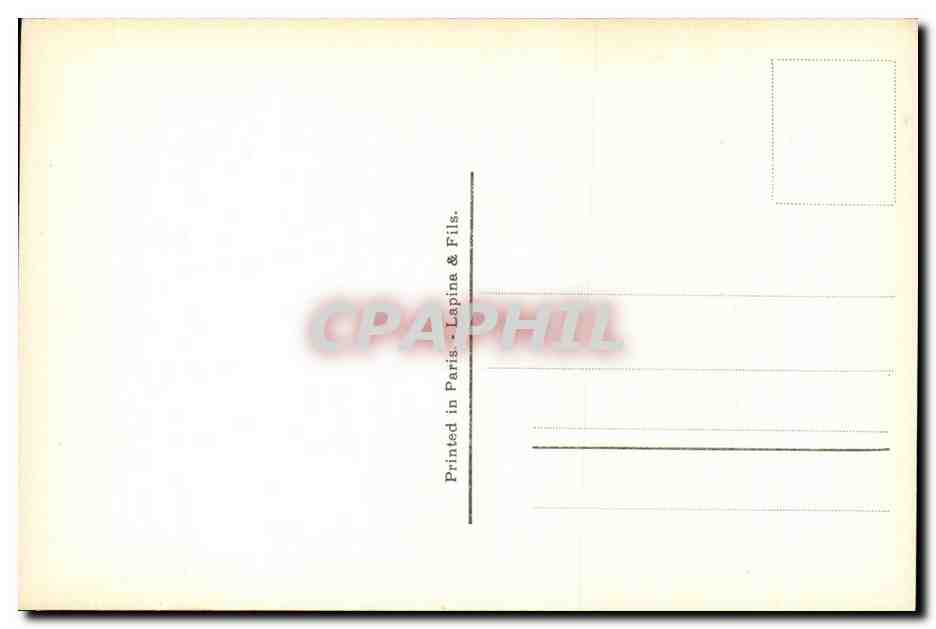 CPA Fantaisie Bibliotheque Nationale J'en accepte l'heureux presage — Verso