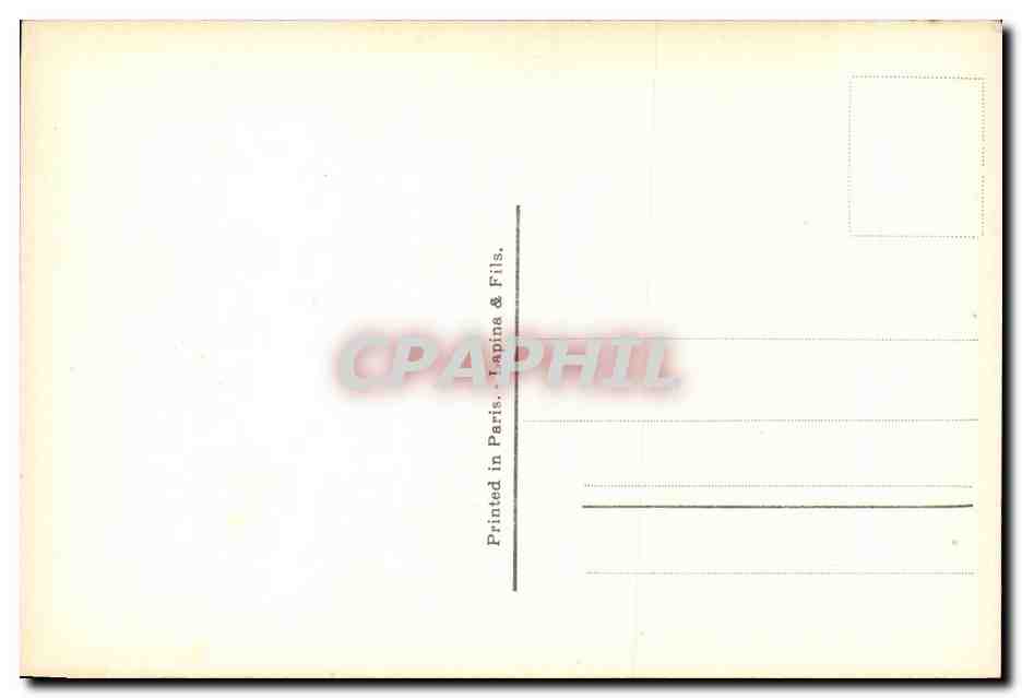 CPA Fantaisie Bibliotheque Nationale Declaration de la grossesse — Verso
