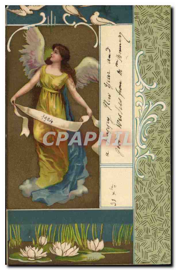 CPA Fantaisie Ange Angel