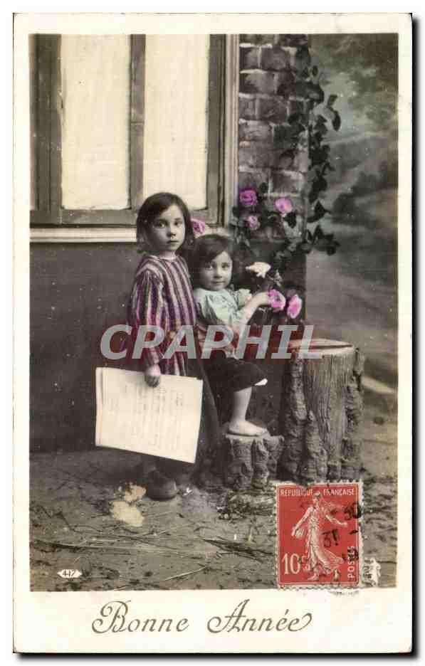 CPA Fantaisie Enfants Bonne annee