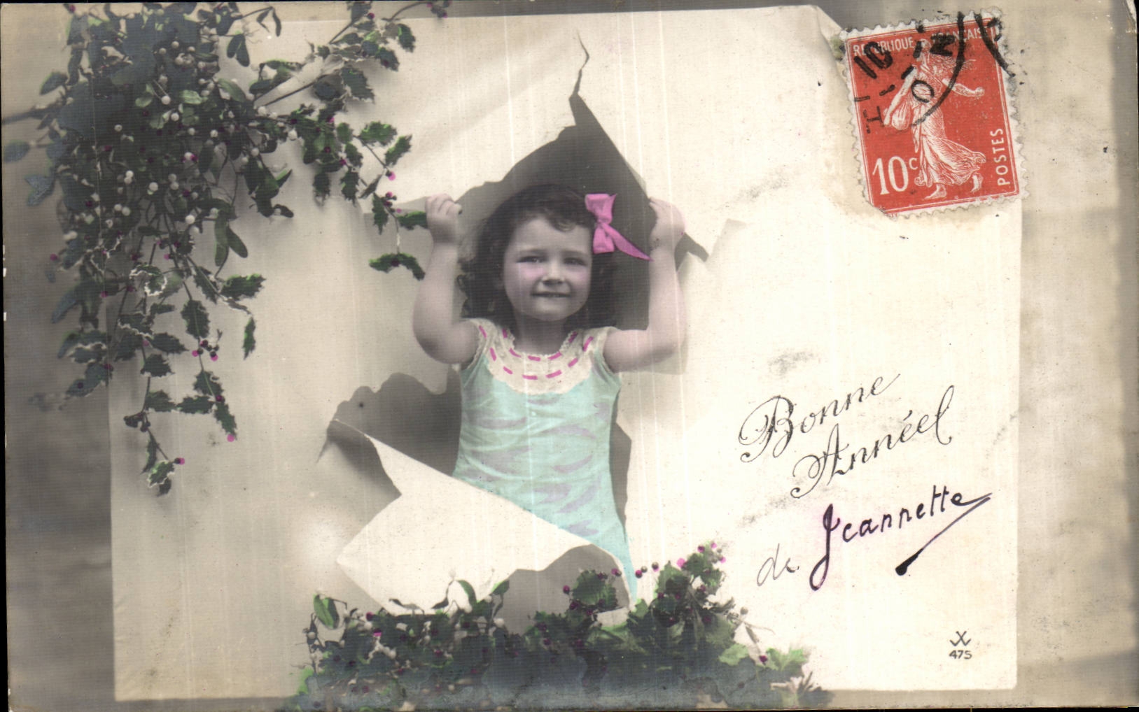 CPA Fantaisie Enfant Jeannette