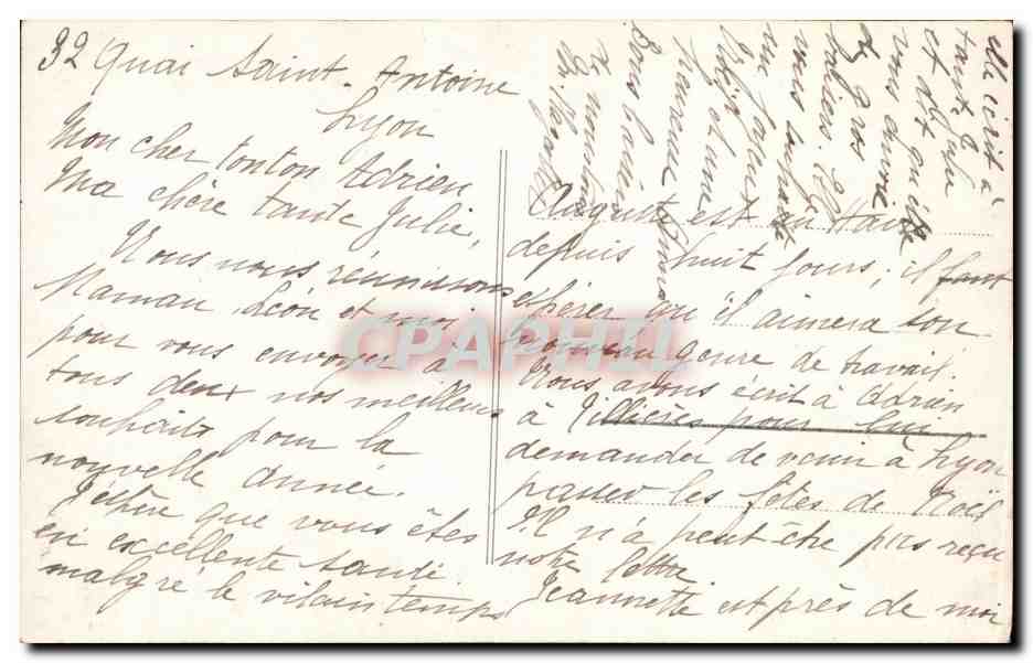 CPA Fantaisie Enfant Jeannette — Rückseite