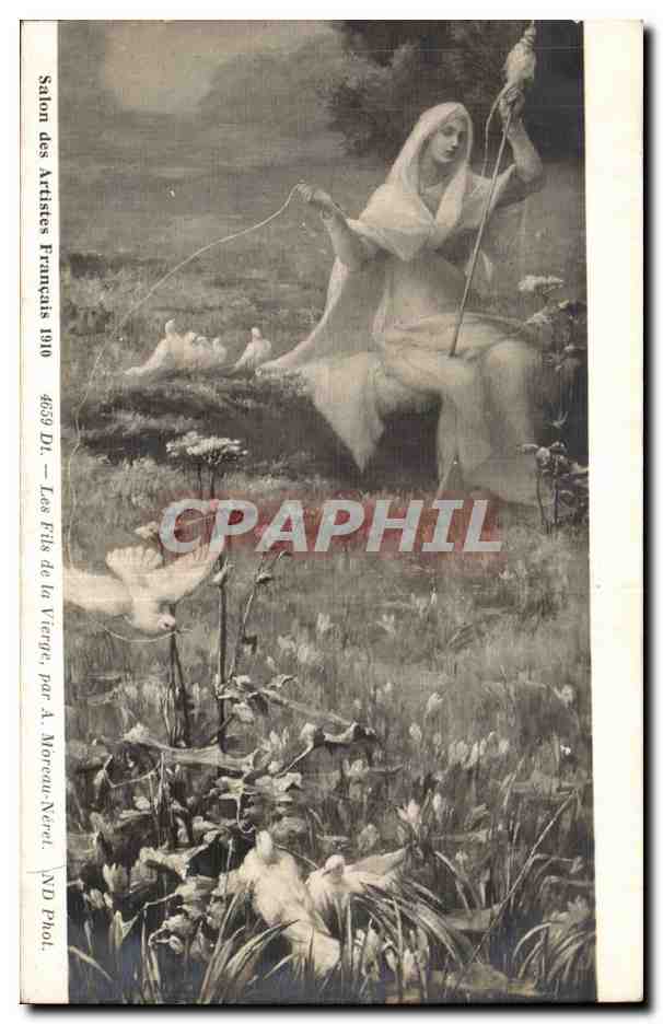 CPA Salon des artistes francais 1910 Les fils de la vierge par Moreau Neret