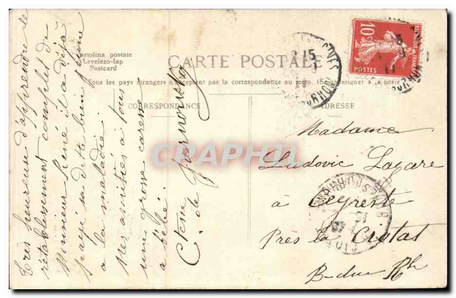 CPA Fantaisie Enfant — Rückseite