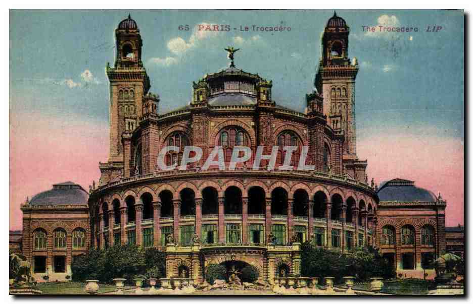Paris CPA Palais du Trocadero