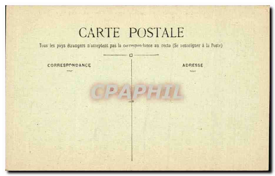 Paris CPA Rond point des Champs Elysees Monument aux Poilus — Rückseite