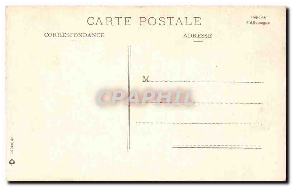 Paris CPA Pantheon et Eglise Ste Genevieve — Verso