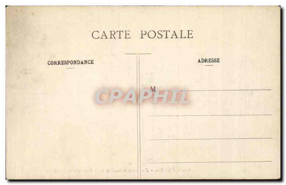 Paris CPA Fontaine Moliere Rue de Richelieu — Rückseite