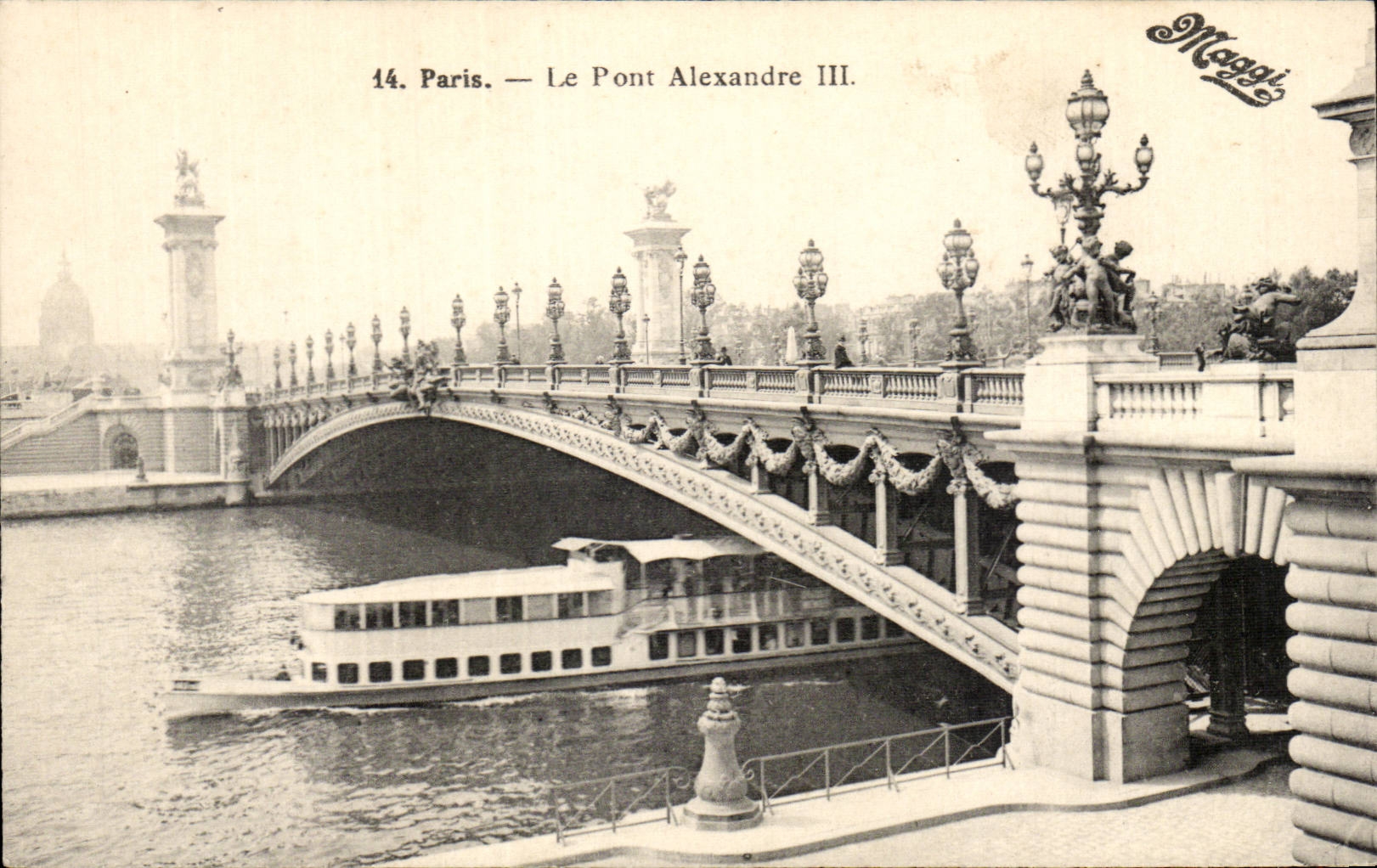 Paris CPA Pont Alexandre III