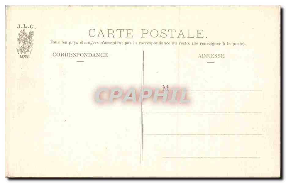 Paris CPA Hotel des Invalides Tombeau de Vauban — Rückseite