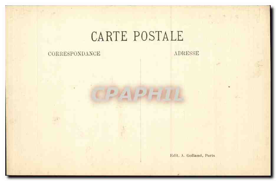 Paris CPA Boulevard des Capucines et le grand hotel — Verso