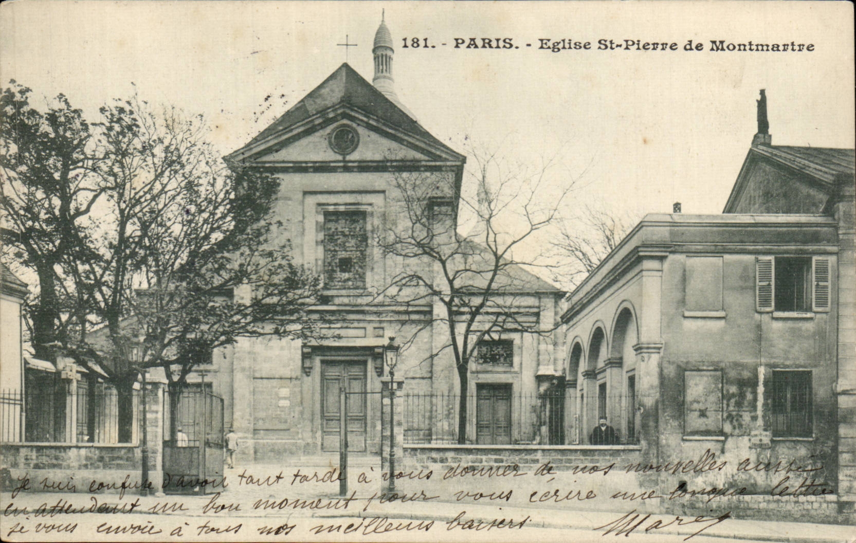 Paris CPA Eglise St Pierre de Montmartre