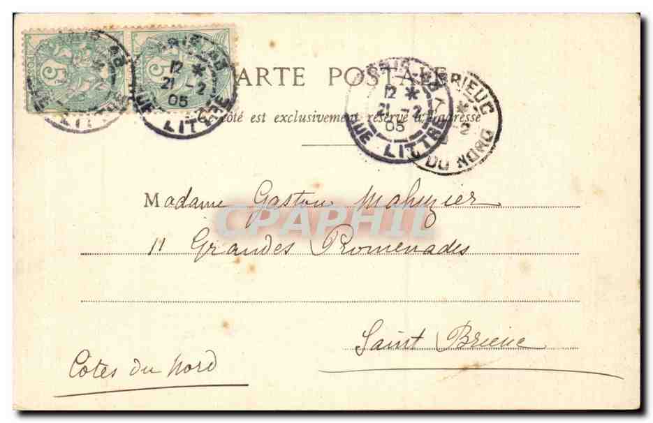 Paris CPA Eglise St Pierre de Montmartre — Rückseite