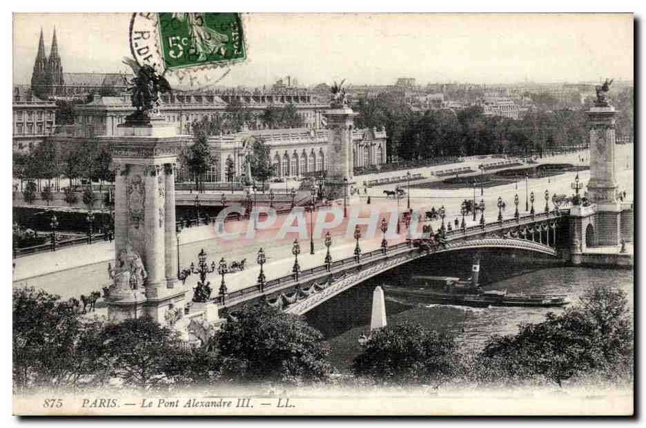 Paris CPA Pont Alexandre III