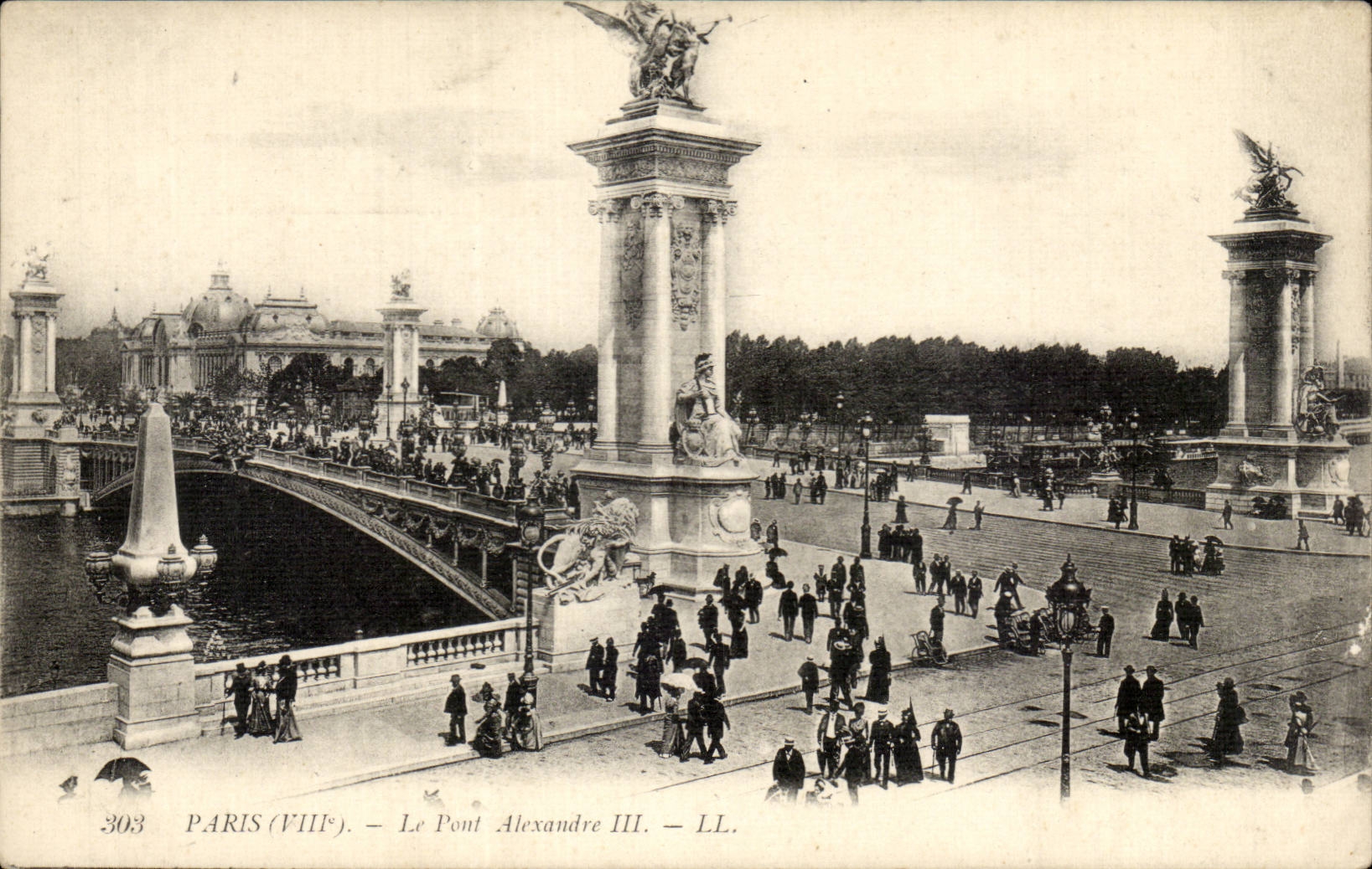 Paris CPA Pont Alexandre III
