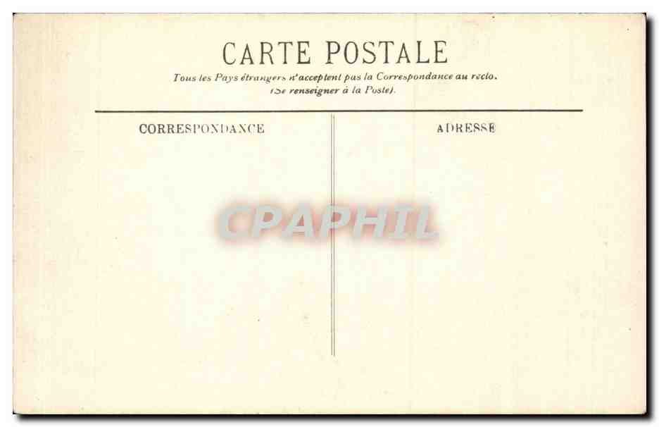 Paris CPA Pont Alexandre III — Rückseite