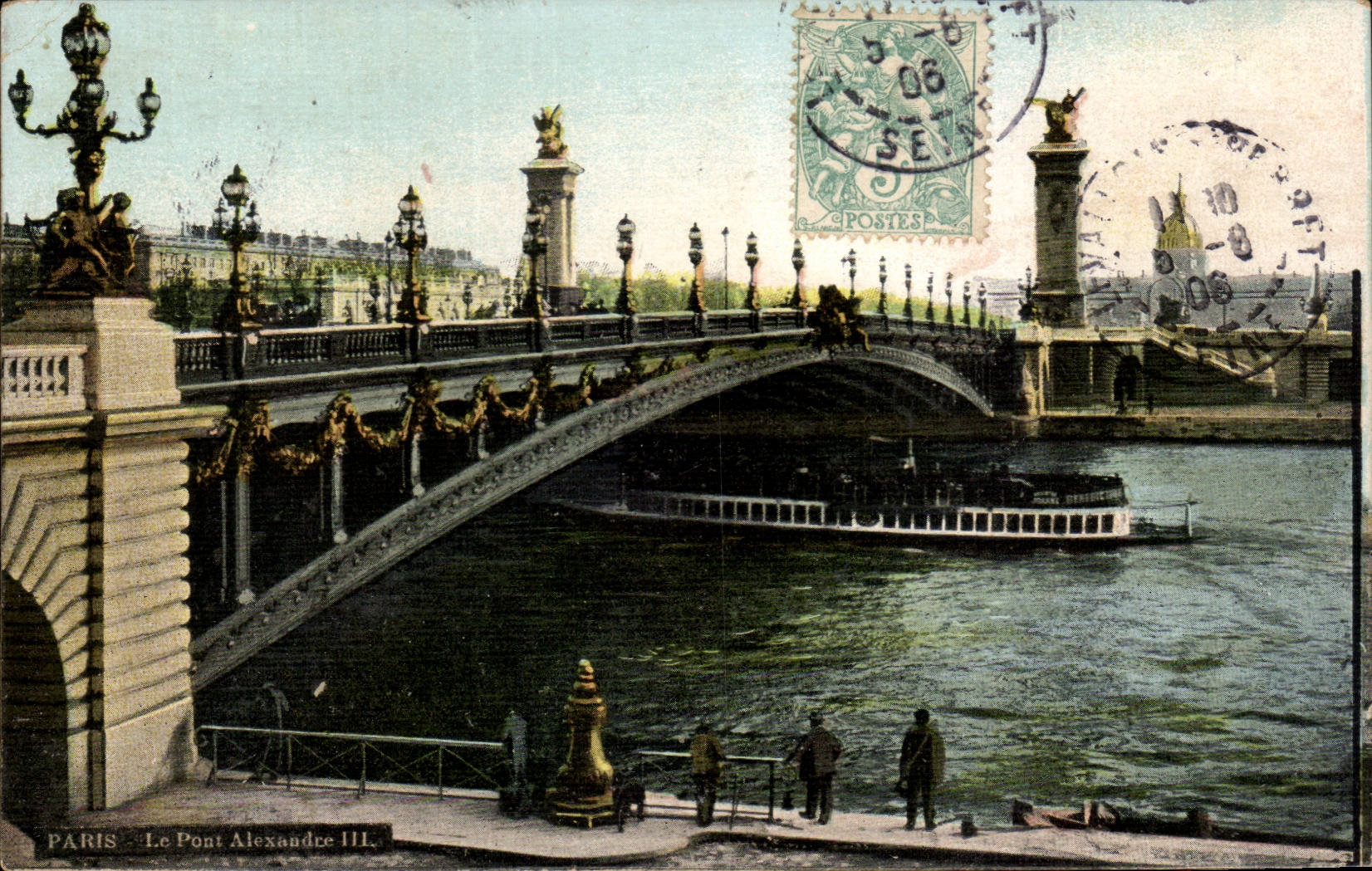Paris CPA Pont Alexandre III 