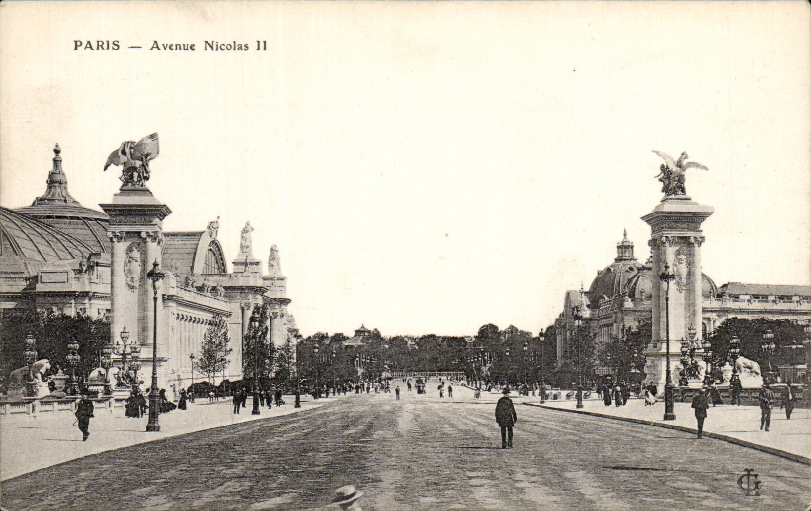 Paris CPA Avenue Nicolas II