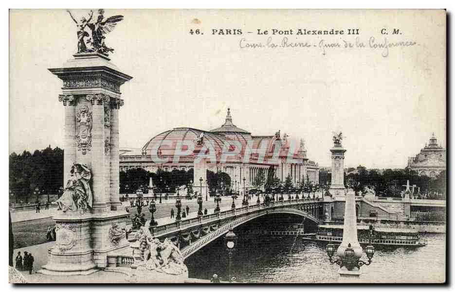 Paris CPA Pont Alexandre III 