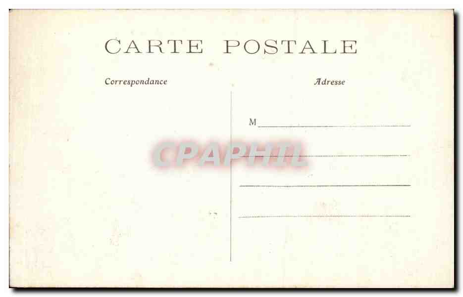 Paris CPA Pont Alexandre III  — Verso