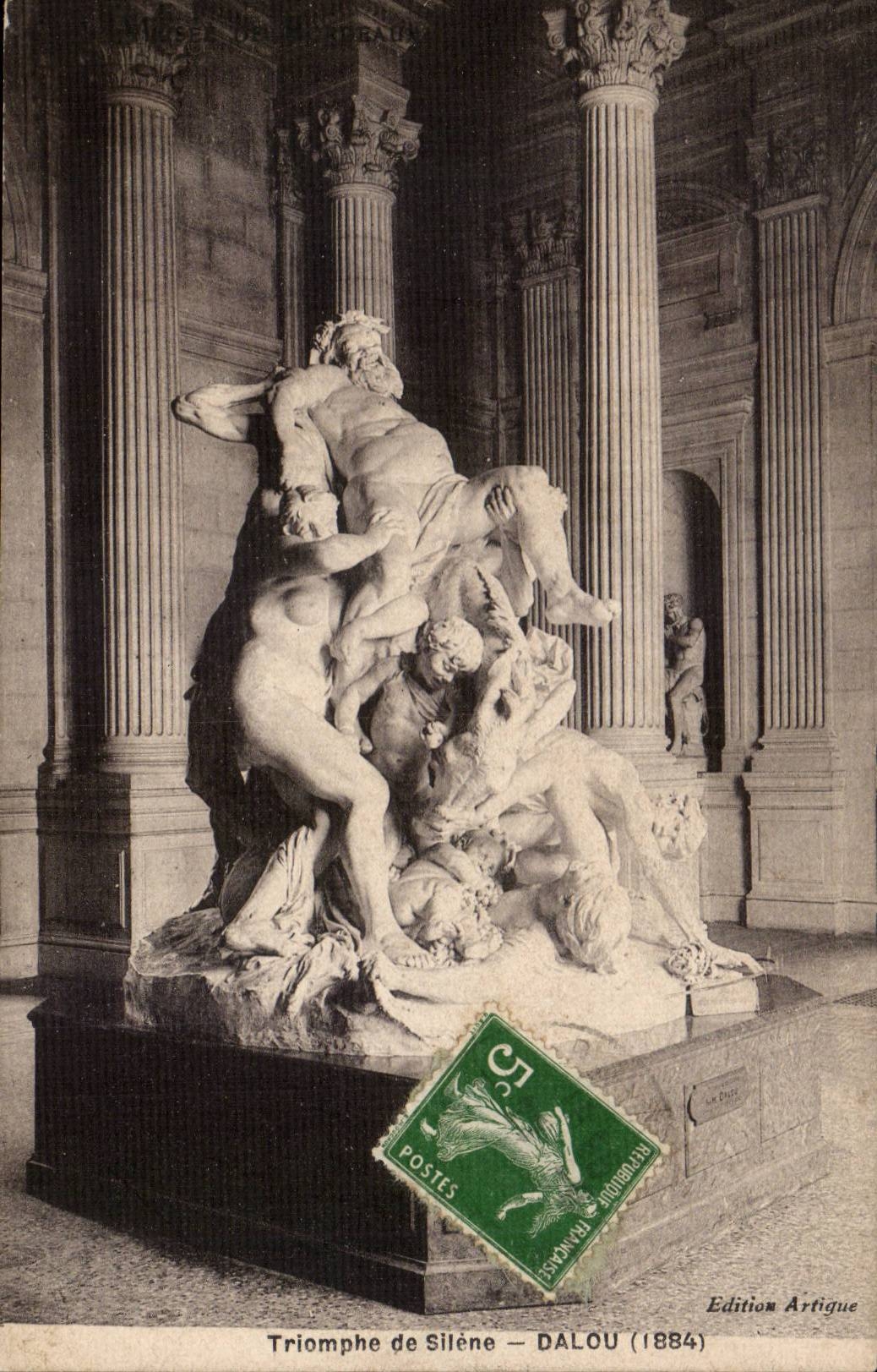 Paris CPA TRiomphe de Silene Dalou 