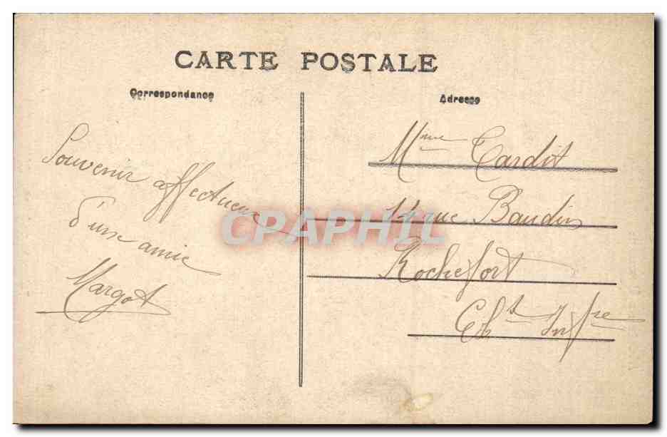 Paris CPA TRiomphe de Silene Dalou  — Rückseite