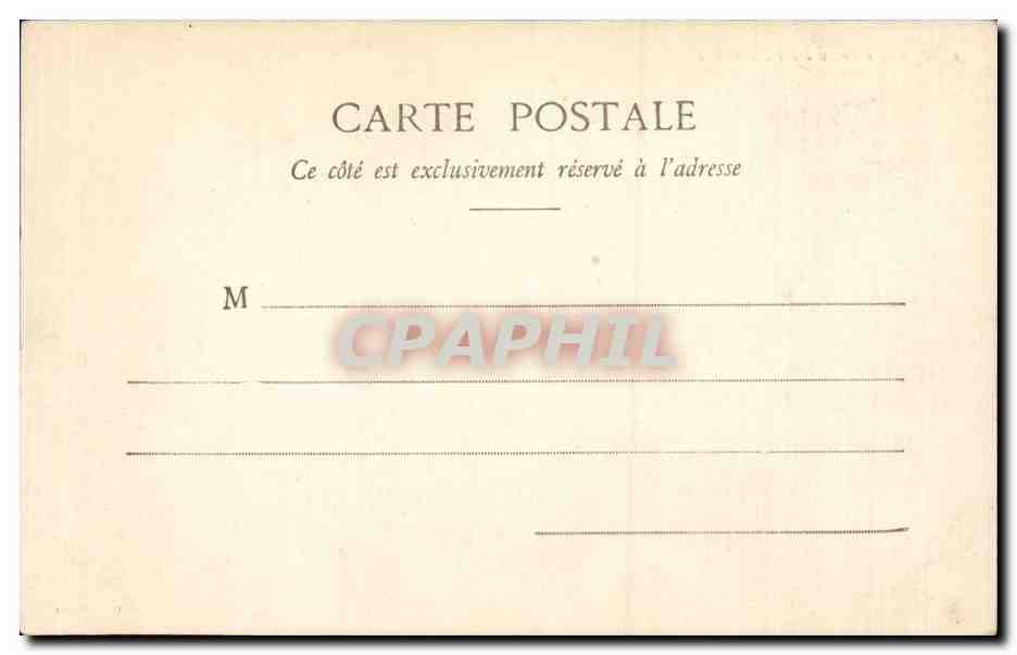 Paris CPA Boulevard Poissonniere — Verso