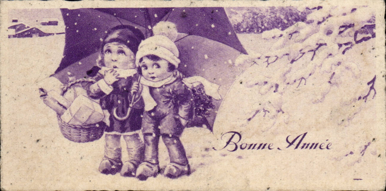 CPA Fantaisie Enfants Bonne annee
