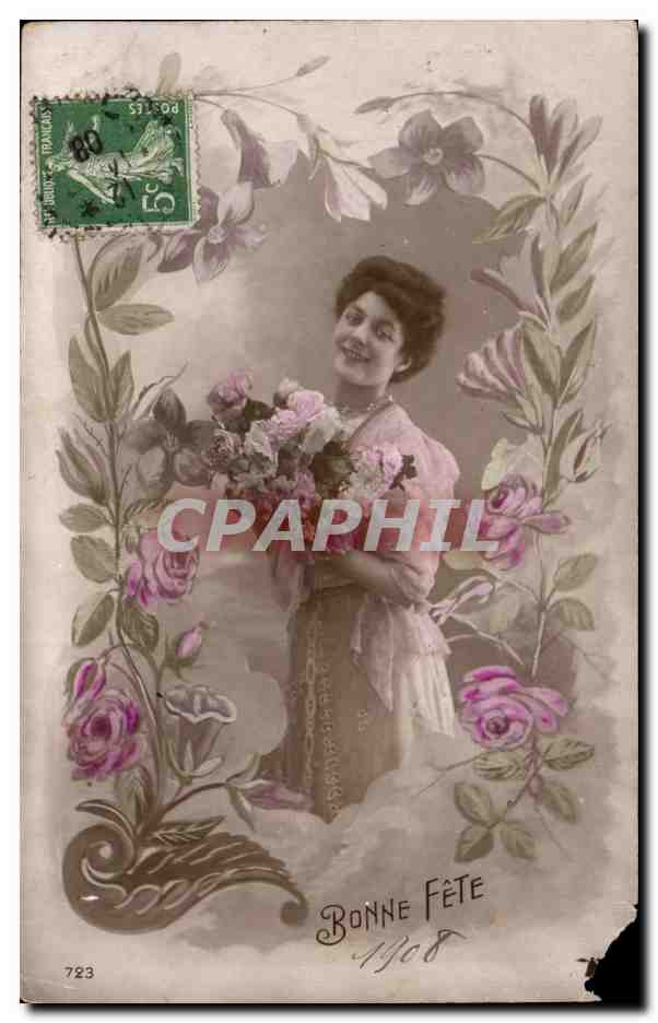 CPA Fantaisie Femme