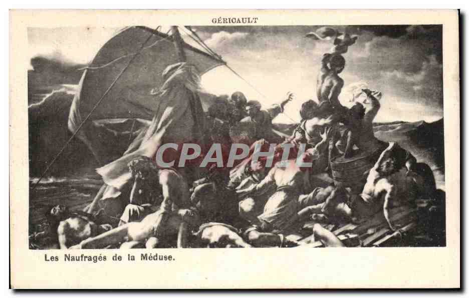 Les Naufragés de la Méduse — tableau de Géricault — édition française