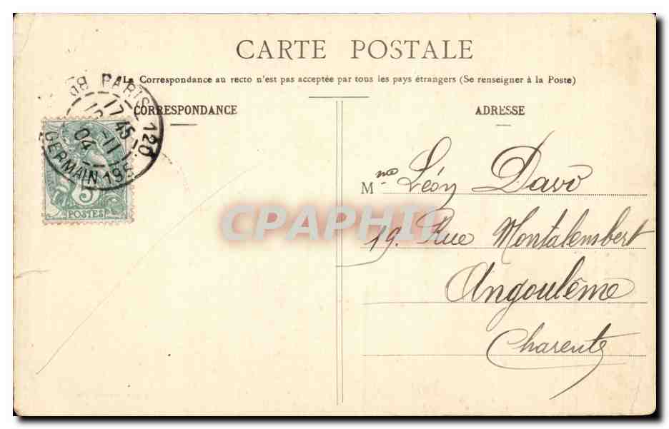 CPA Fantaisie Enfant L'amour Avocat Law Lawyer — Verso