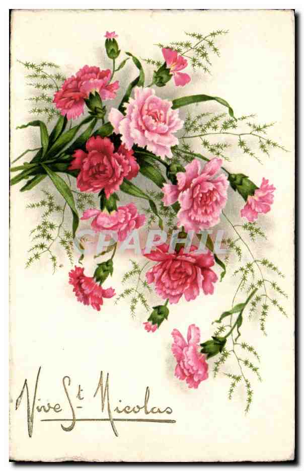 CPA Fantaisie Fleurs