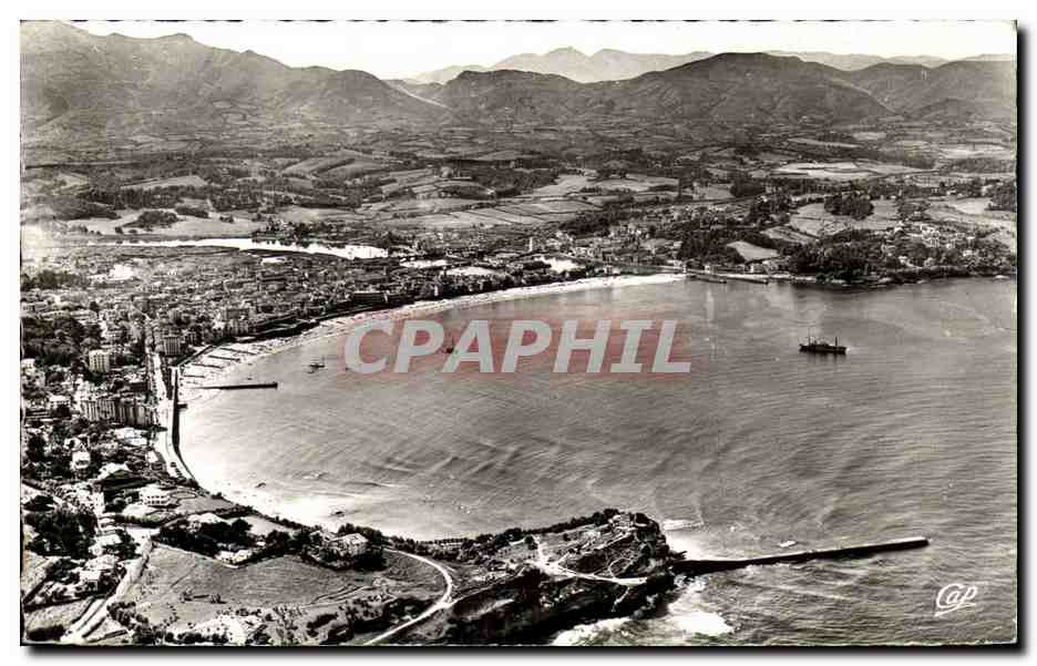Aerial view of Saint-Jean-de-Luz — publisher C.A.P. — no. 136