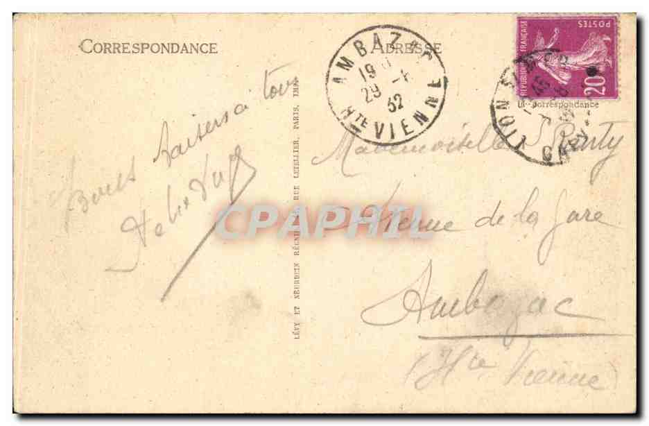 Trouville cPA Le jardin du casino  — Verso