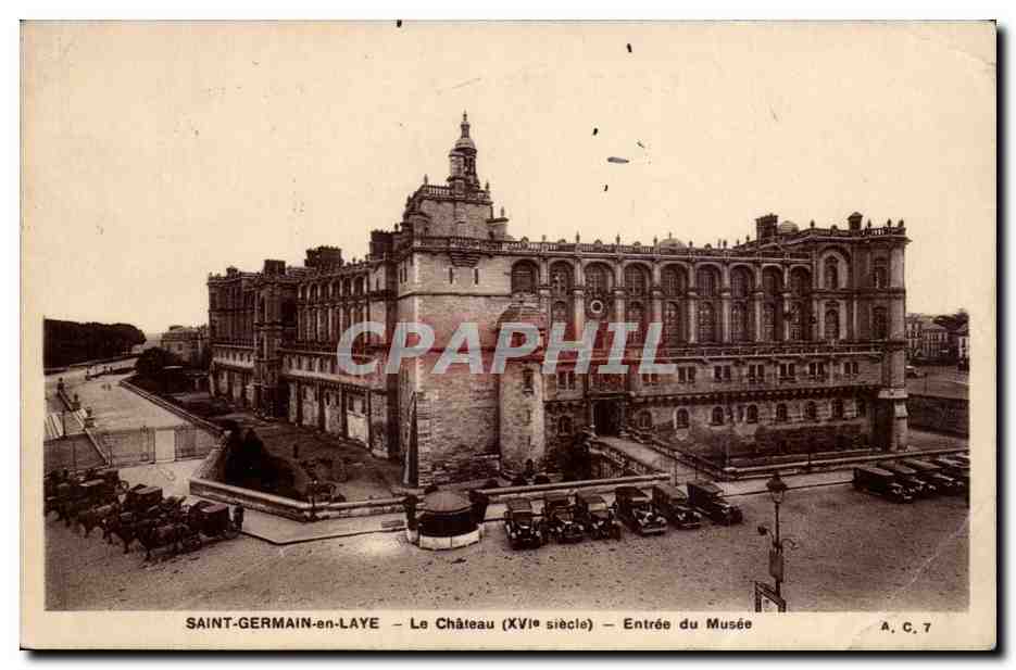 Saint-Germain-en-Laye — Le Château (XVIe siècle) — Entrée du Musée — A.C. 7