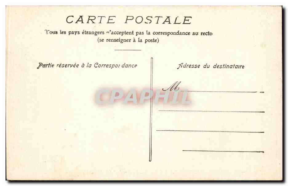 Saint-Germain-en-Laye — Jardin de la Terrasse — Collection R.F. n°2410 — Verso