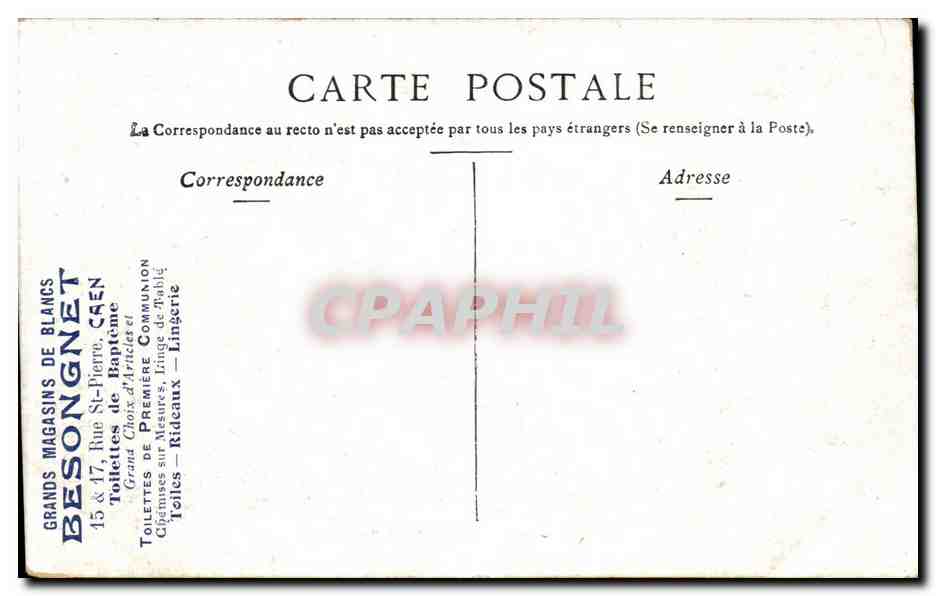 CPA Toulouse le pont Saint Michel — Verso