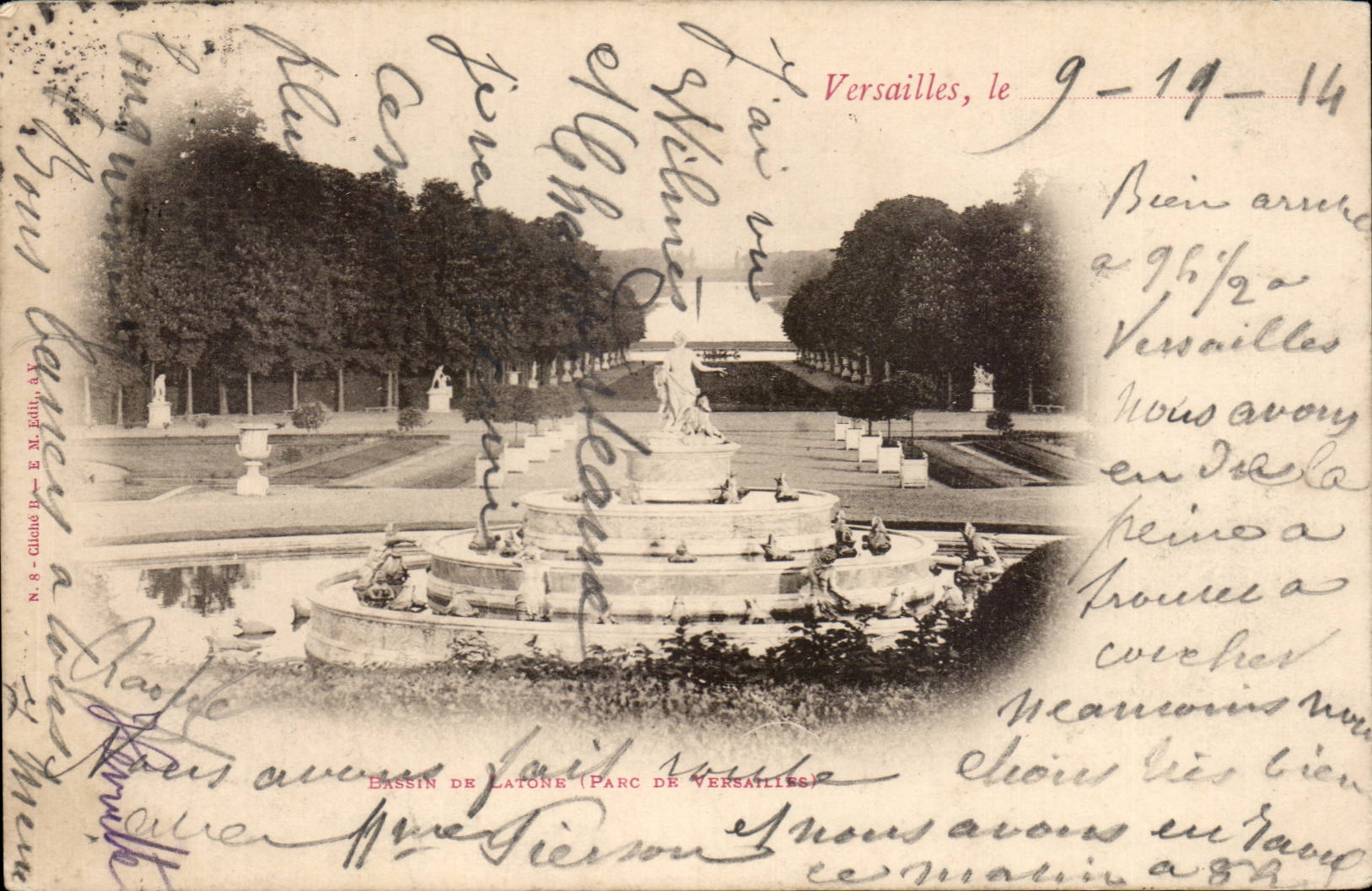CPA Versailles Bassin de latone 