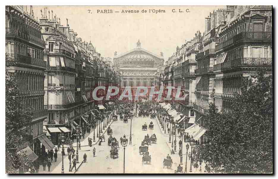 Paris CPA Avenue de l'opera