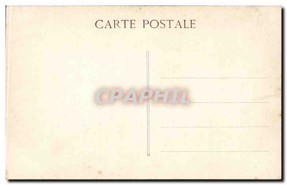 Paris CPA Avenue de l'opera — Rückseite