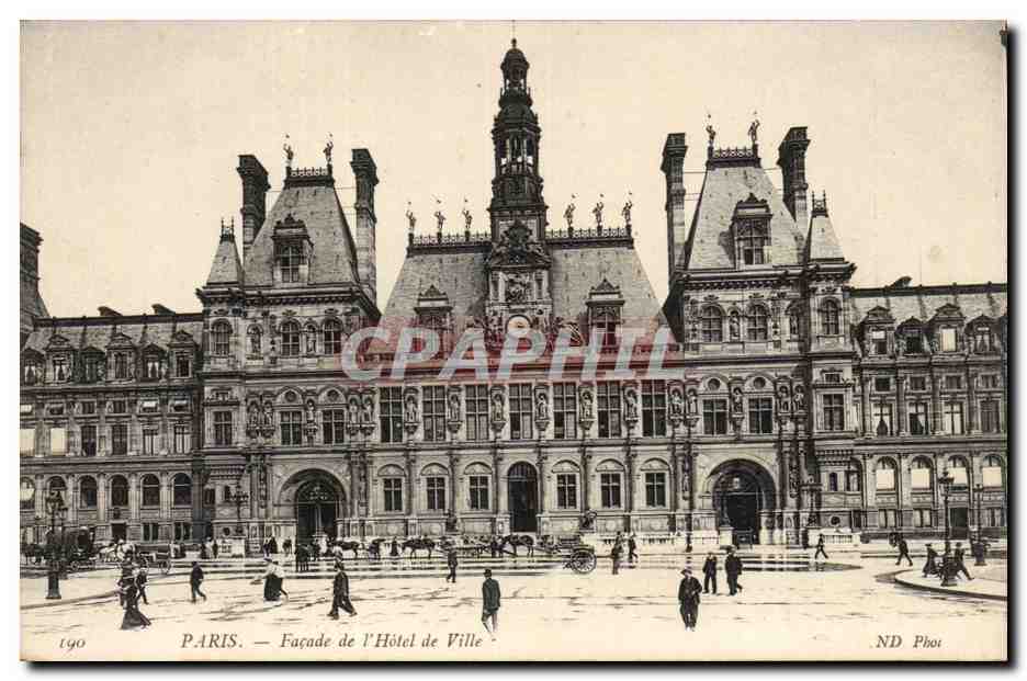 Paris CPA Hotel de ville