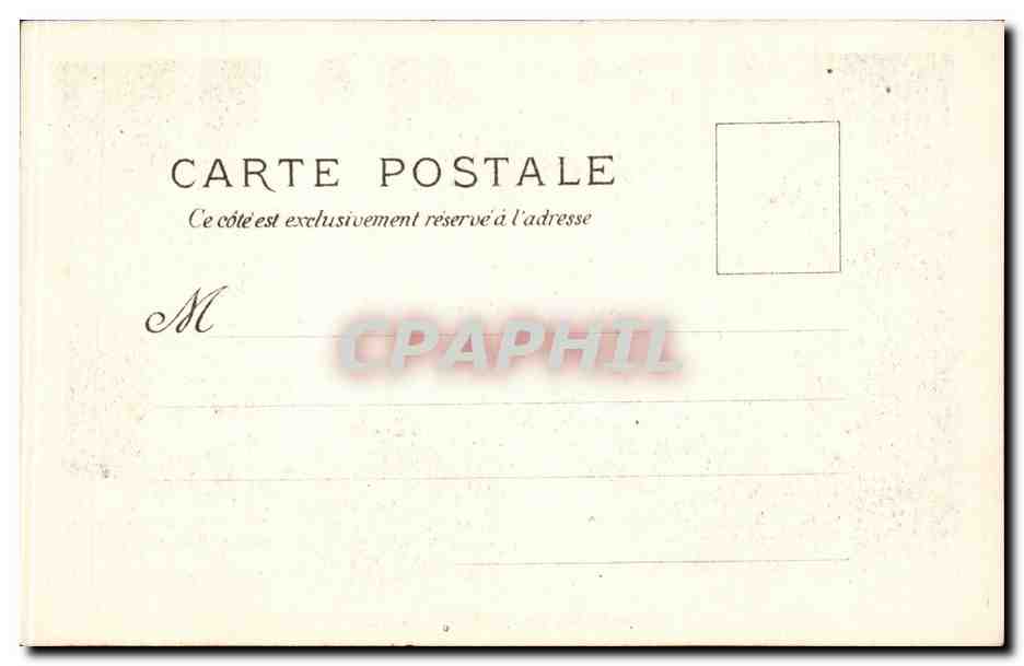 Paris CPA Eglise St etienne du Mont Le jube — Verso