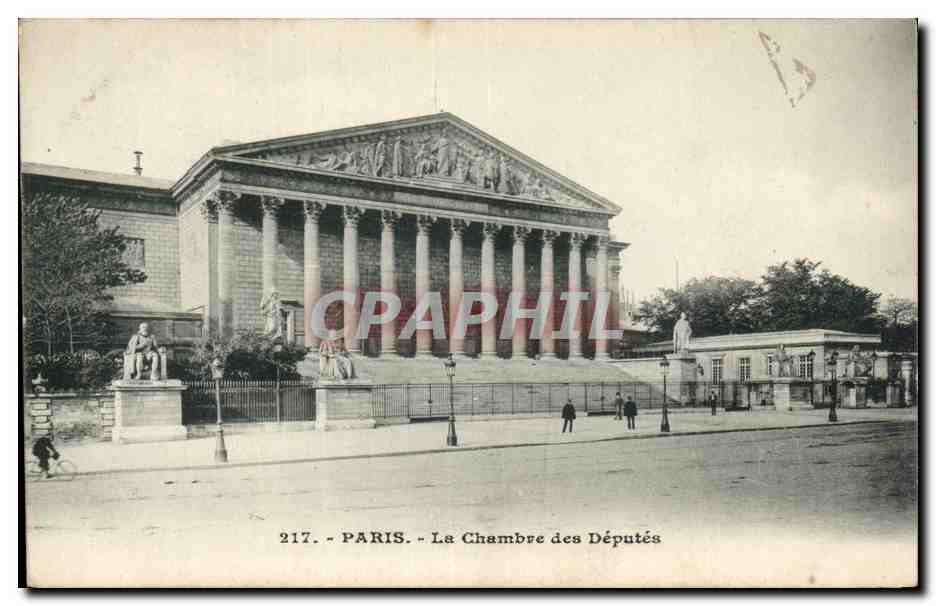 Paris CPA la chambre des deputes