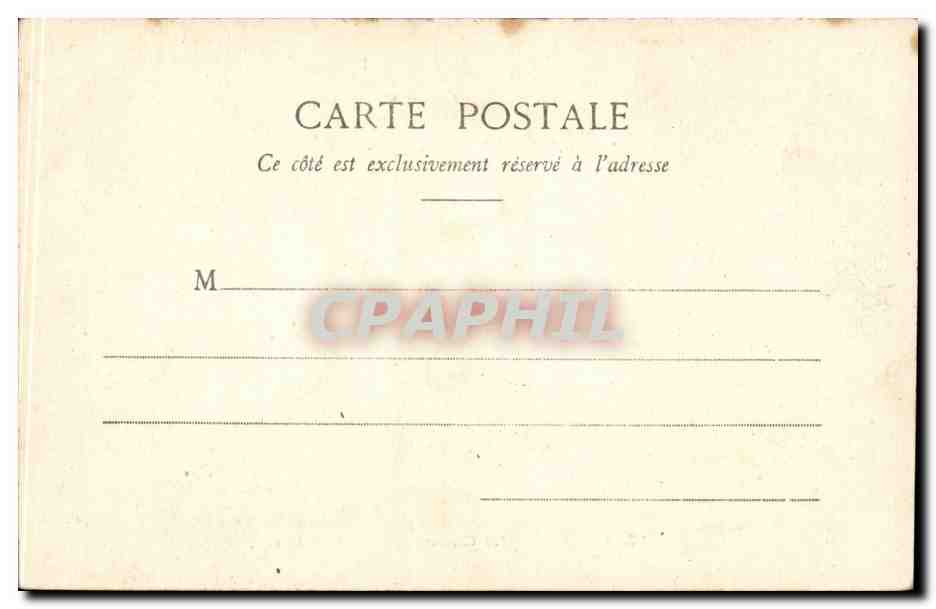 Paris CPA la chambre des deputes — Rückseite