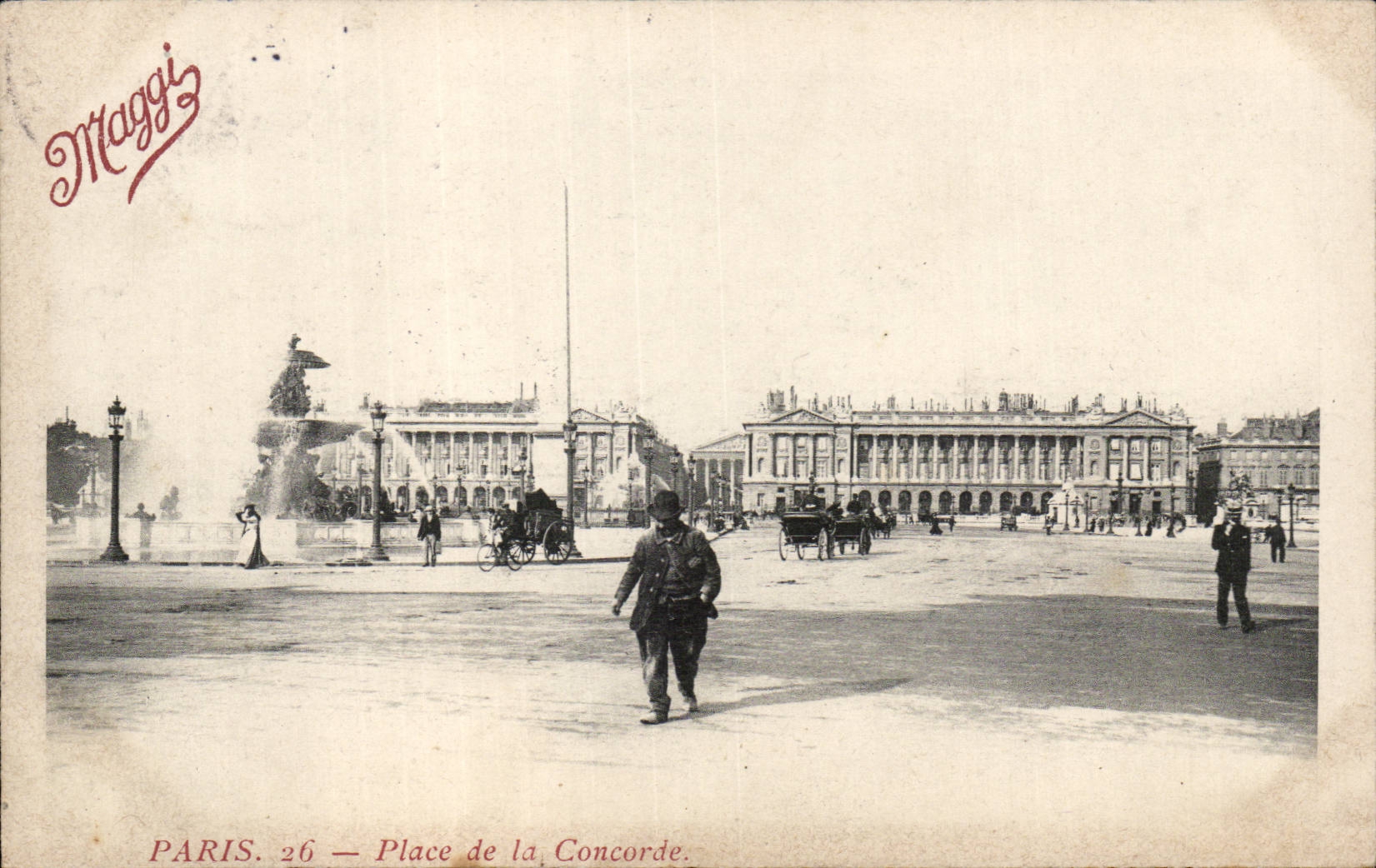Paris CPA place de la Concorde La compagnie Maggi