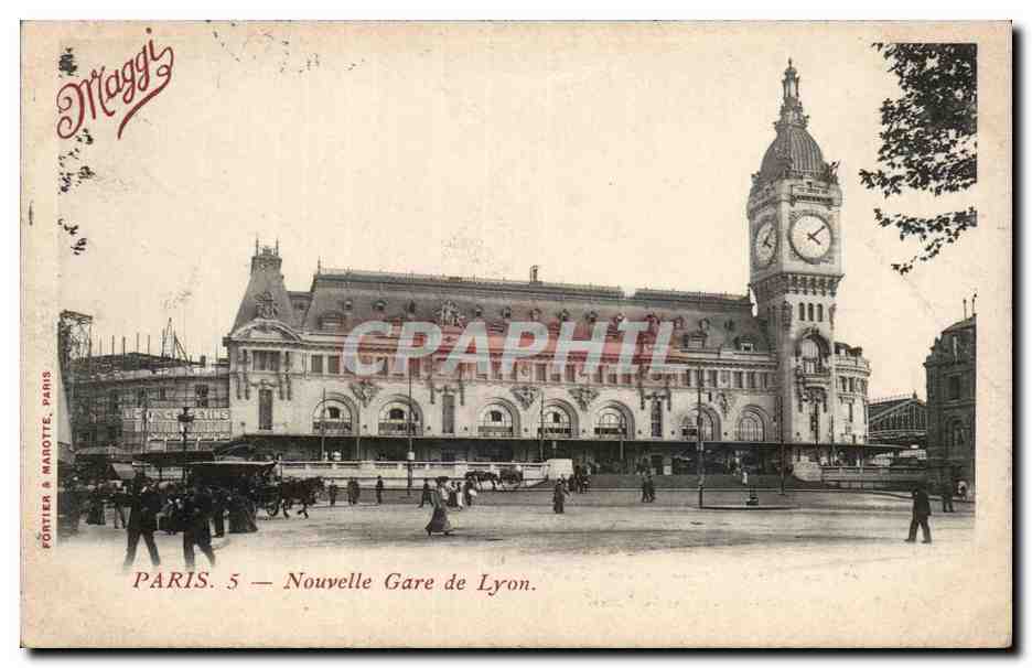 Paris CPA Nouvelle gare de Lyon La compagnie Maggi